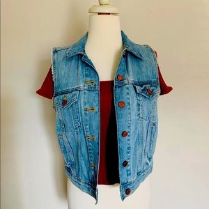 Gap denim vest